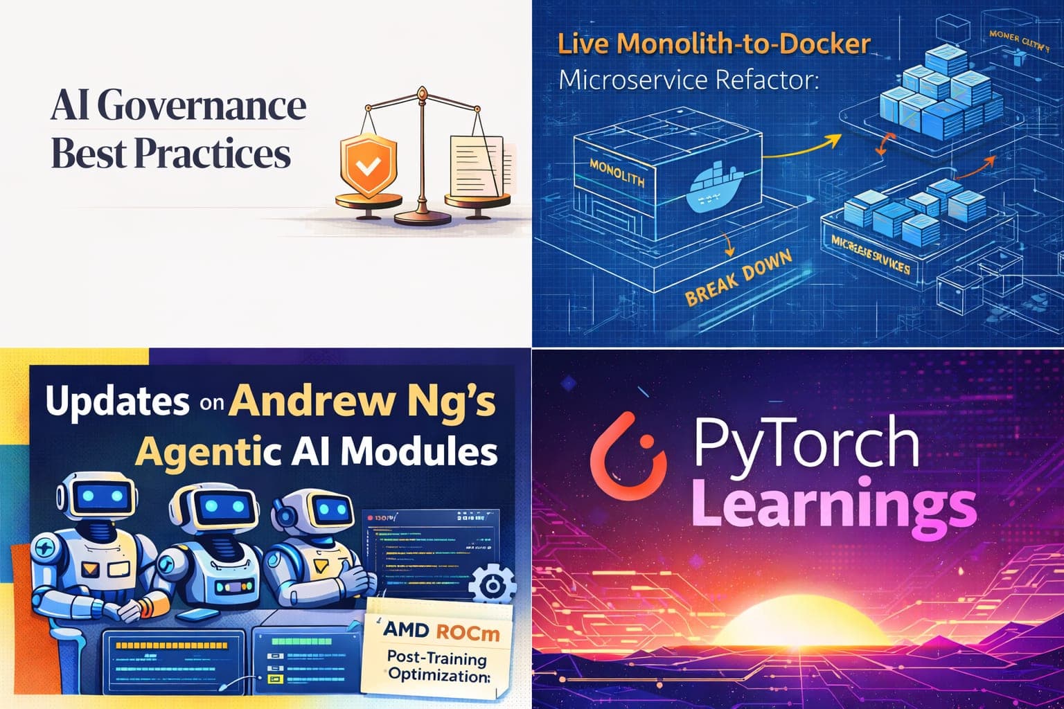 Thumbnail for From Monolith to Microservice in 2 Hours | Governing AI Agents | Andrew Ng's Newest Course