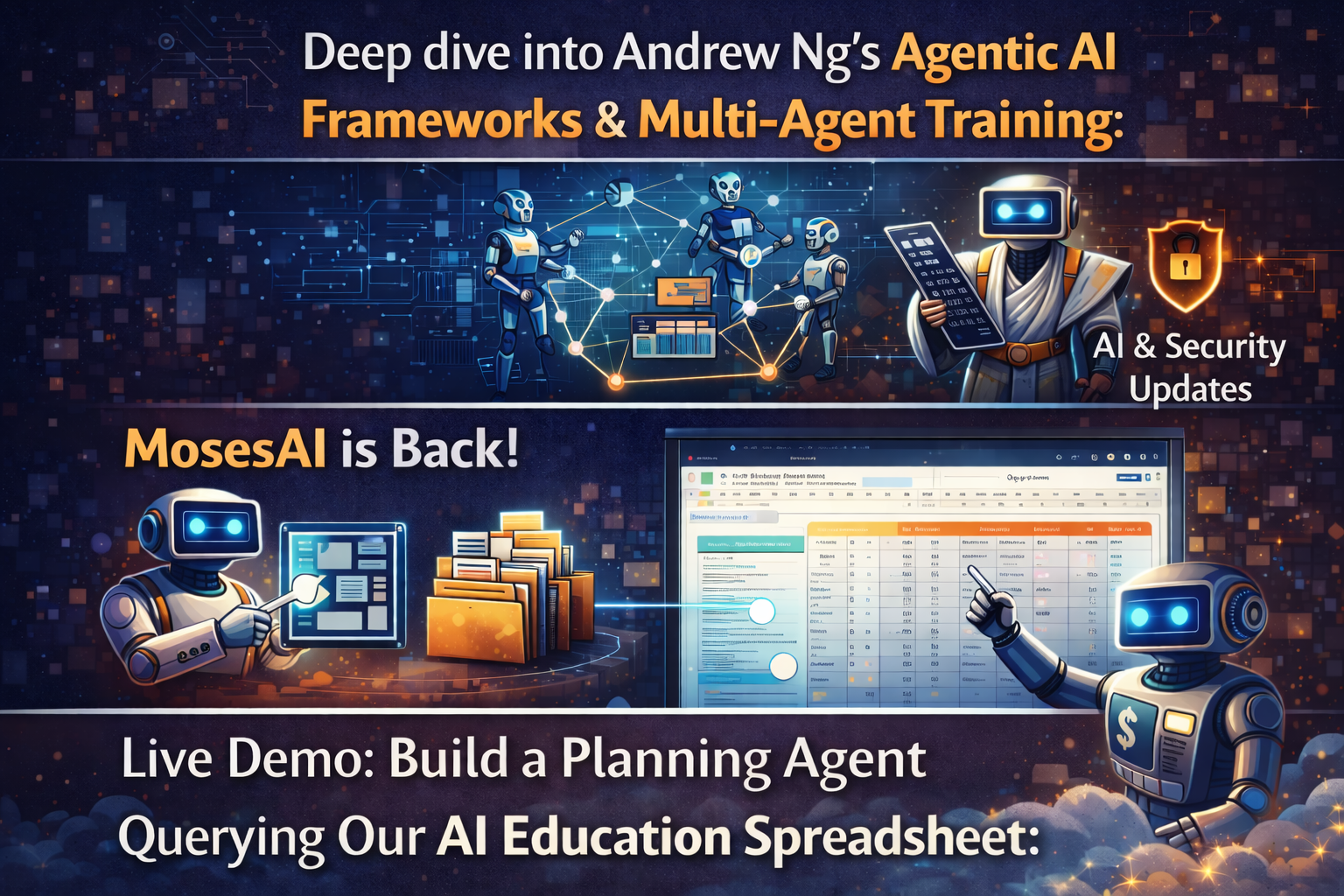 Thumbnail for Andrew Ng's Agentic AI Framework | Live Demo: Building an AI Planning Agent | MosesAI Restored!