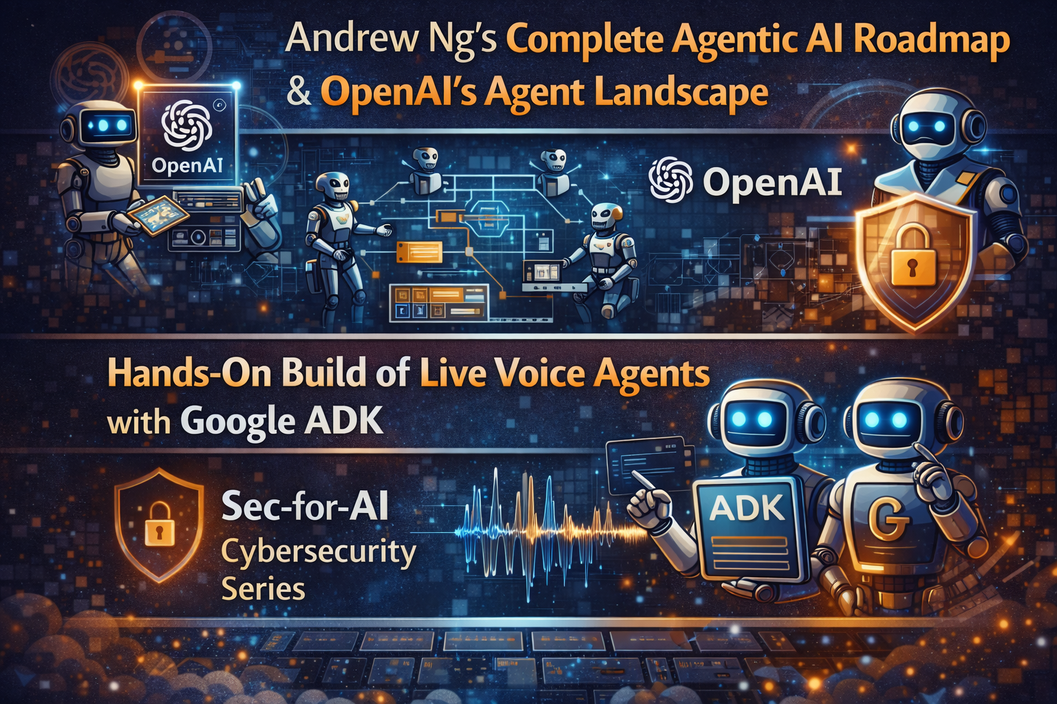 Thumbnail for Andrew Ng's COMPLETE Agentic AI Plan Revealed | OpenAI Landscape & Google Voice Agents