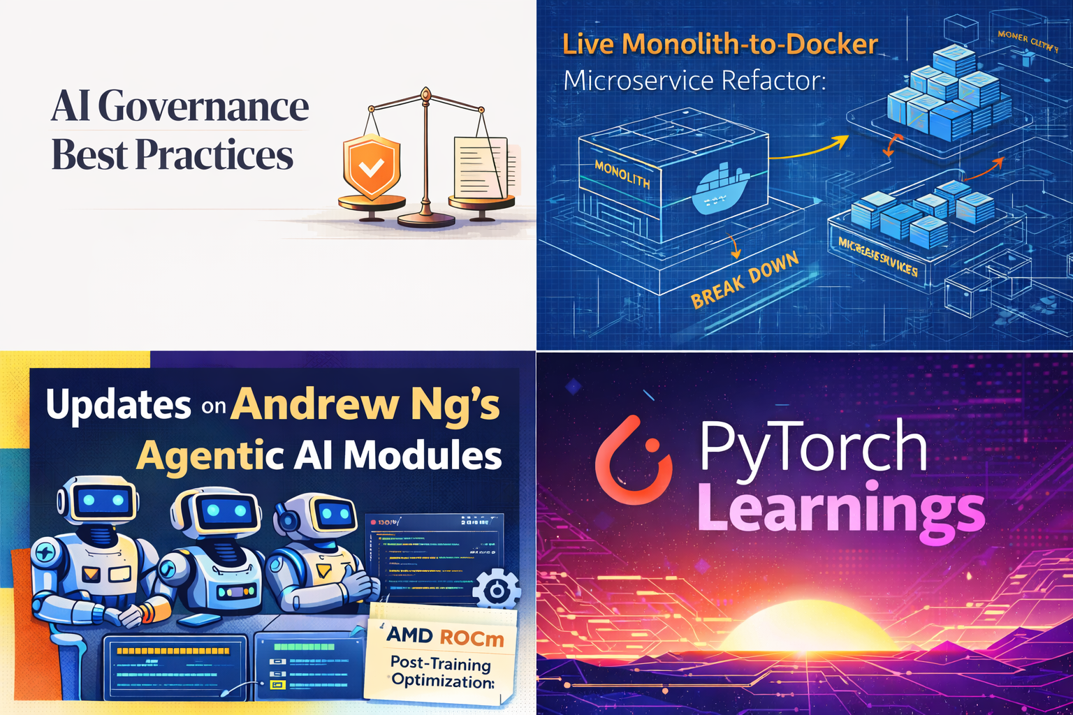 Thumbnail for From Monolith to Microservice in 2 Hours | Governing AI Agents | Andrew Ng's Newest Course